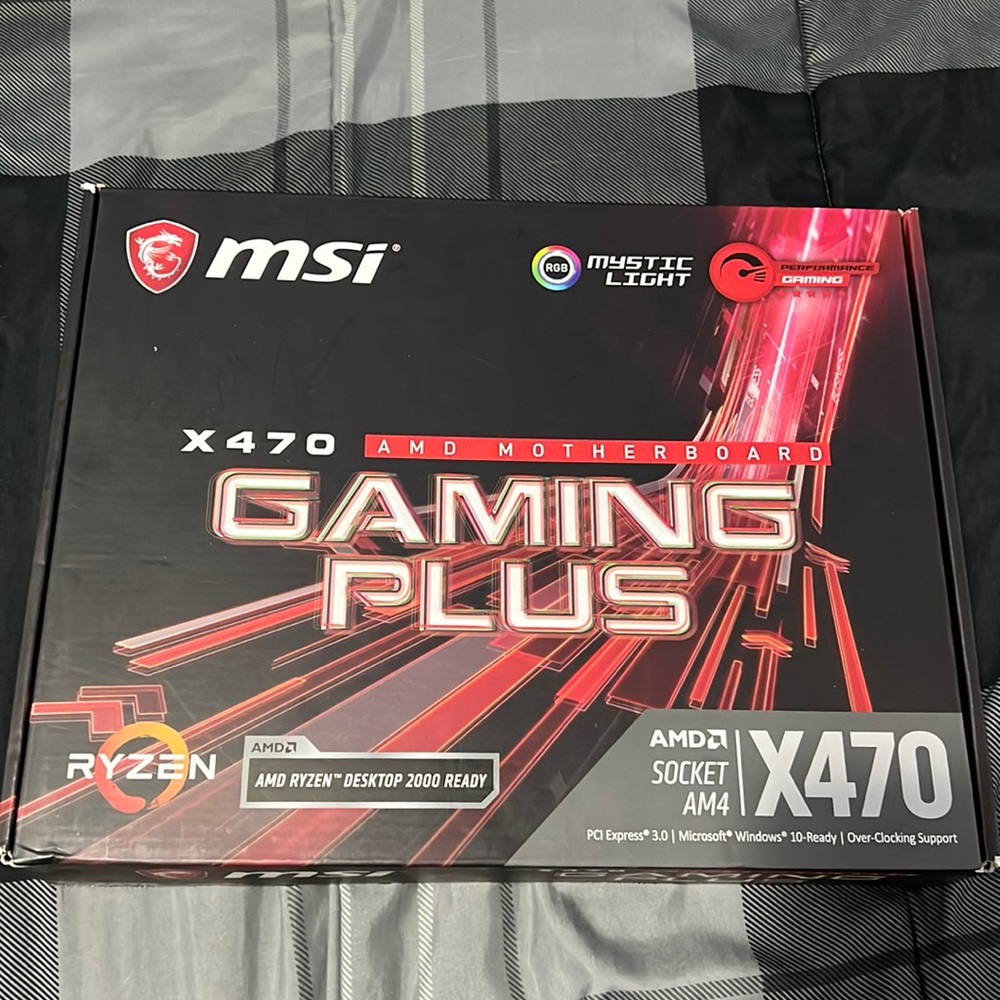 MSI Motherboard- Gaming Plus x470